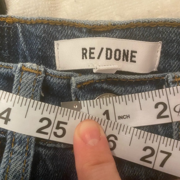Re/Done High Rise Ankle Crop - Picture 7 of 7